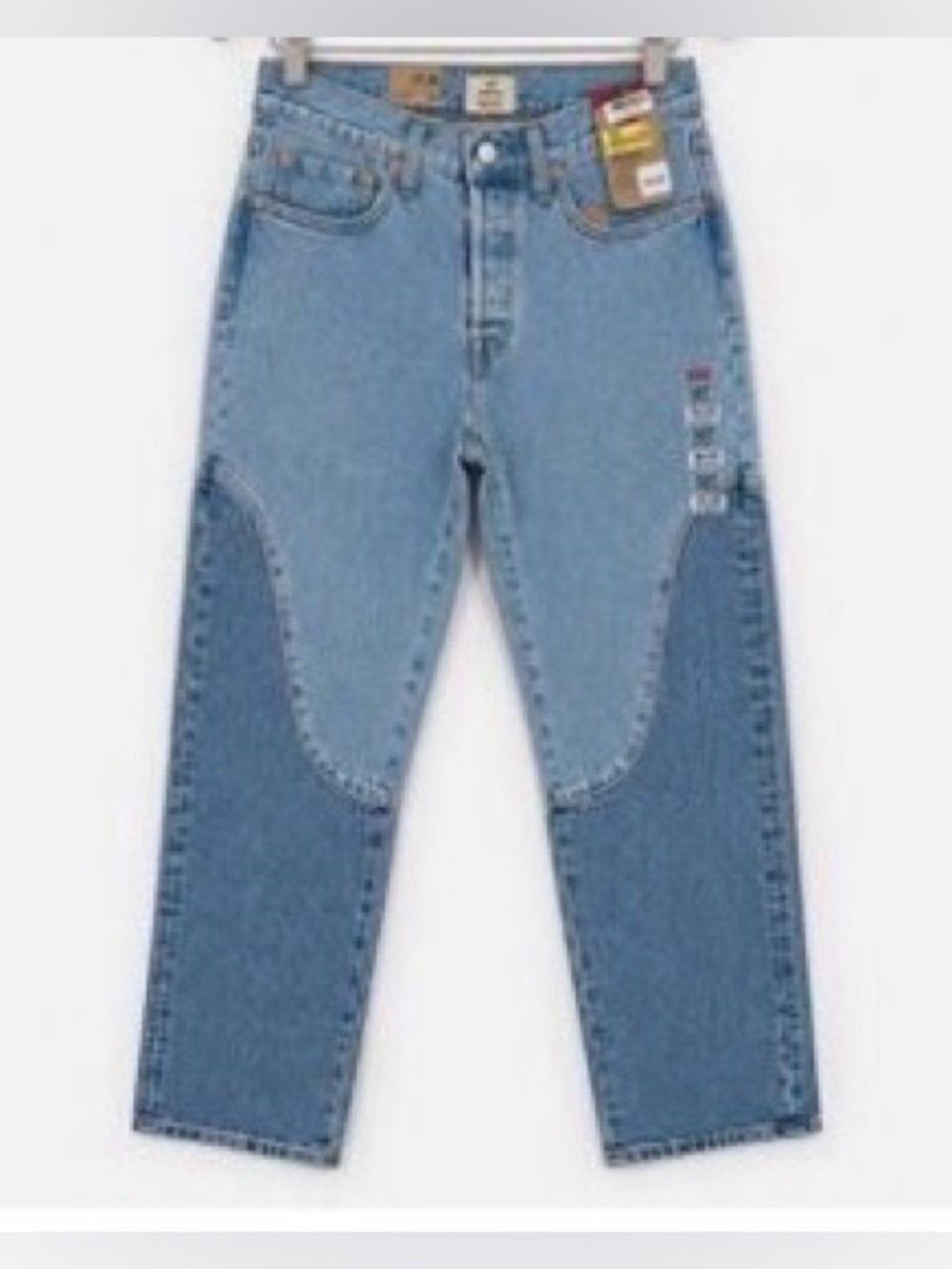 💙NWT Levi’s 501 Original Button Fly Women’s Jeans - Two Tone Light Blue 29 x 30